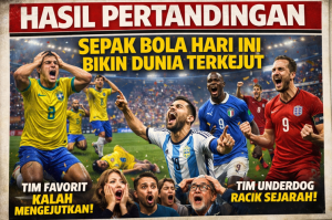 Hasil Pertandingan Sepak Bola