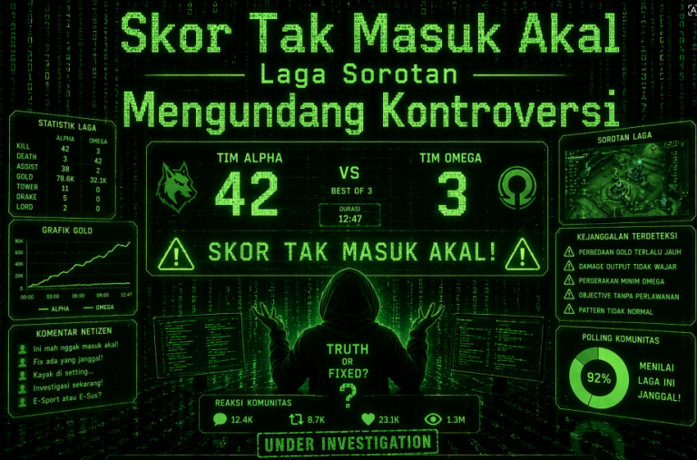 Skor Tak Masuk Akal Laga