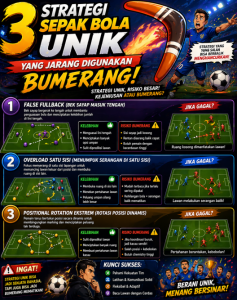3 Strategi Sepak Bola Unik