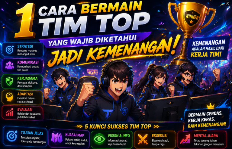 1 Cara Bermain Tim Top