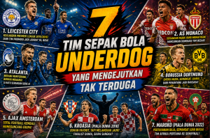 7 Tim Sepak Bola Underdog