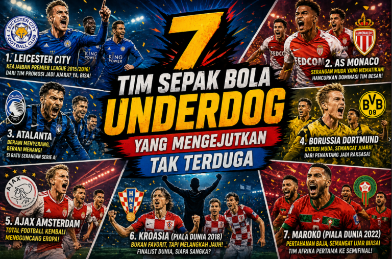 7 Tim Sepak Bola Underdog