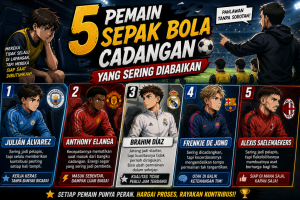 5 Pemain Sepak Bola Cadangan