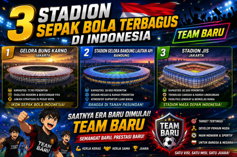 3 Stadion Sepak Bola