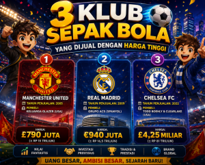 3 Klub Sepak Bola yang Dijual