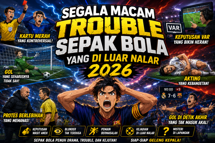 Segala Macam Trouble Sepak Bola