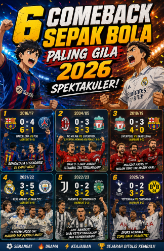 6 Comeback Sepak Bola