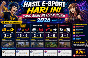 Hasil E-Sport Hari Ini yang Bikin
