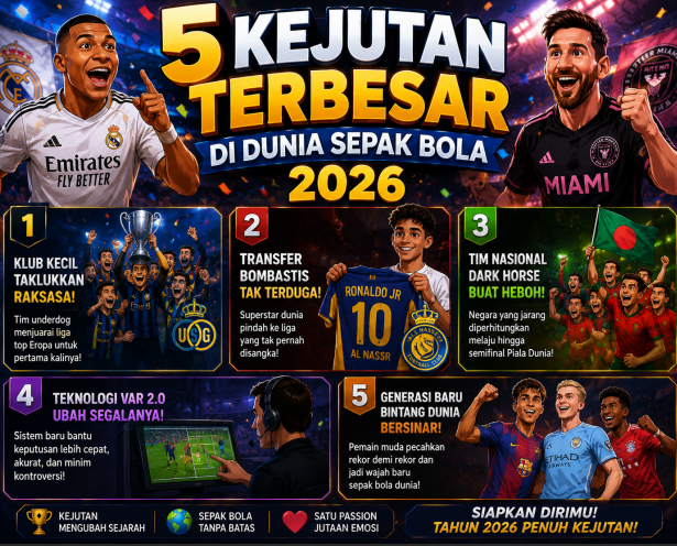 5 Kejutan Terbesar