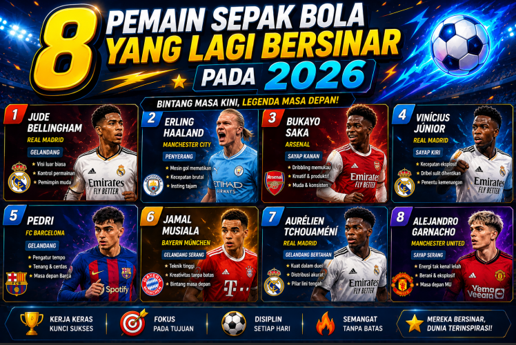 8 Pemain Sepak Bola