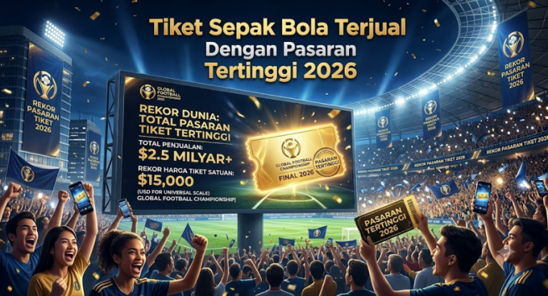 Tiket Sepak Bola Terjual