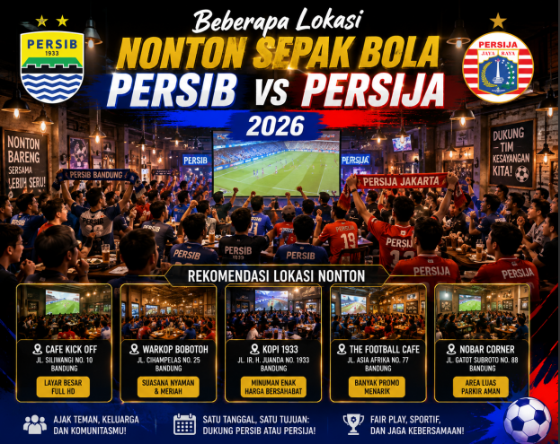 Beberapa Lokasi Nonton Sepak Bola