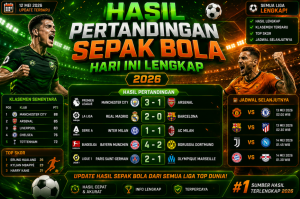 Hasil Pertandingan Sepak Bola