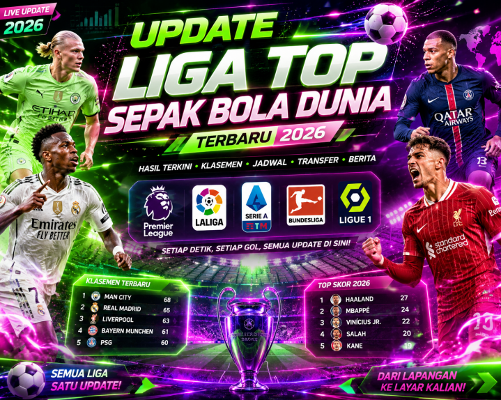 Update Liga Top Sepak Bola